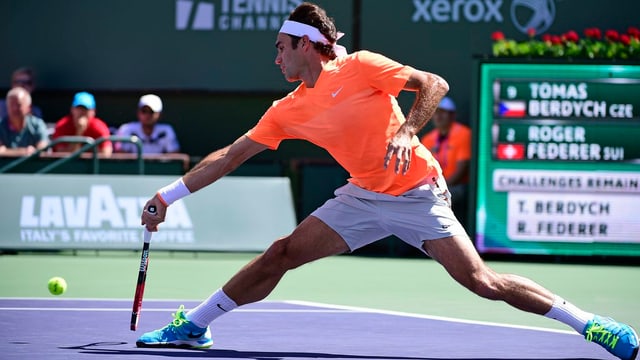 Roger Federer ha persvadì cunter il tschec Tomas Berdych. Roger Federer ha persvadì cunter il tschec Tomas Berdych.
