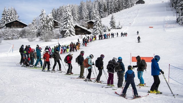 Anstehen am Skilift: Ein Risiko oder vertretbar? Anstehen am Skilift: Ein Risiko oder vertretbar?