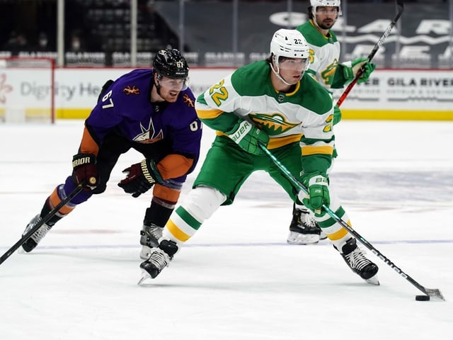 Kevin Fiala blieb mit Minnesota im «Rückspiel» gegen Arizona glücklos. Kevin Fiala blieb mit Minnesota im «Rückspiel» gegen Arizona glücklos.