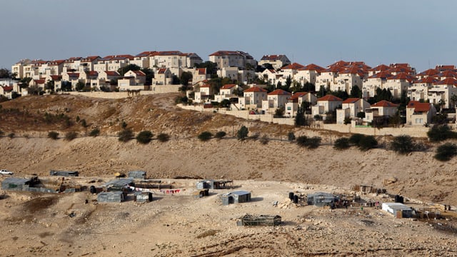 Siedlung Maale Adumim im besetzten Westjordanland. Siedlung Maale Adumim im besetzten Westjordanland.