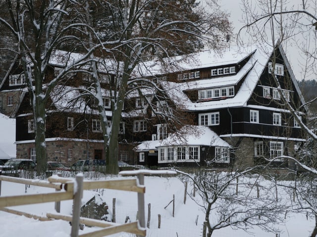 Odenwalndschule in einer Archivaufnahme Odenwalndschule in einer Archivaufnahme