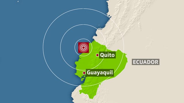 Karte von Ecuador. Karte von Ecuador.