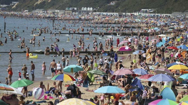 Strand von Bournemouth. Strand von Bournemouth.