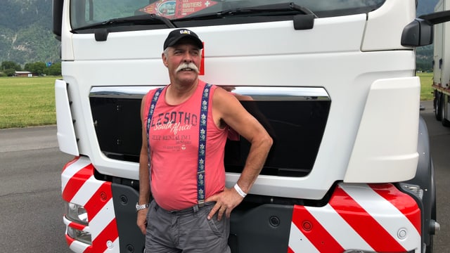 Fritz Fahrni: «Ich habe ihn gern, meinen Lastwagen»