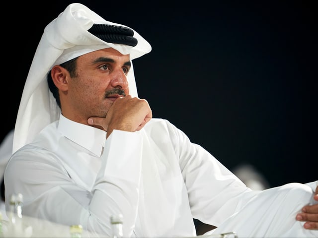 Tamim bin Hamad, der Emir von Katar Tamim bin Hamad, der Emir von Katar