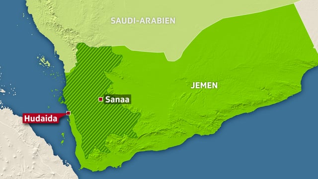 Karte von Jemen