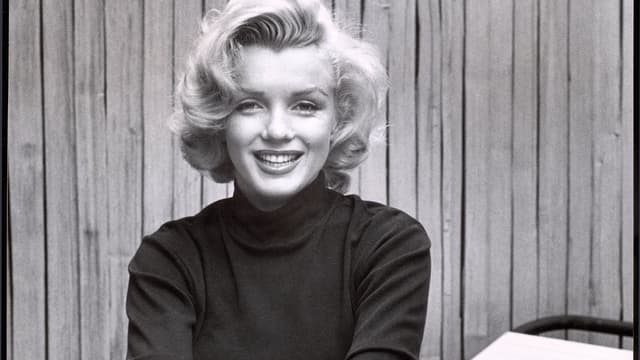 Ein Portrait von Marilyn Monroe.
