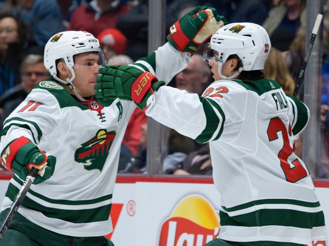 Kevin Fiala und die Minnesota Wild. Kevin Fiala und die Minnesota Wild.