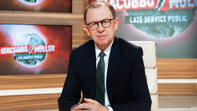 Viktor Giacobbo im Porträt. Viktor Giacobbo im Porträt.