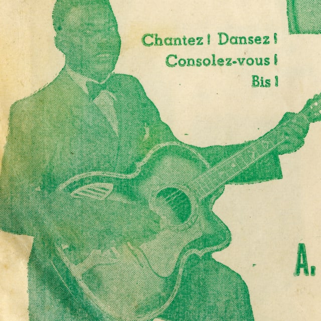 Gitarrist auf Plattencover Gitarrist auf Plattencover