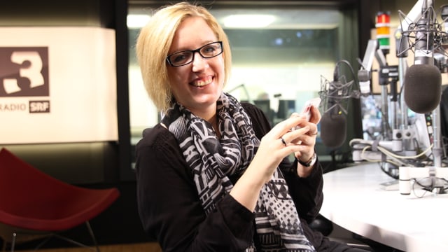 Monah im SRF 3 Studio Monah im SRF 3 Studio