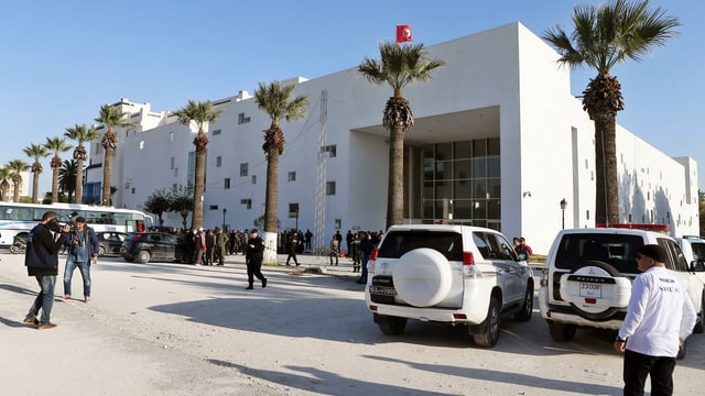 Bardo-Museum in Tunis nach dem Anschlag vom Mittwoch Bardo-Museum in Tunis nach dem Anschlag vom Mittwoch