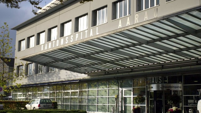Eingang des Kantonsspitals Aarau Eingang des Kantonsspitals Aarau