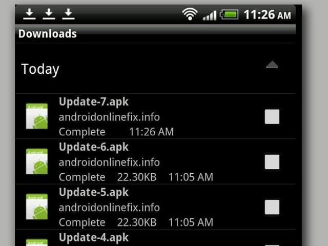 Ein Screenshot, wie der Trojaner auf dem Handy aussehen kann. Ein Screenshot, wie der Trojaner auf dem Handy aussehen kann.