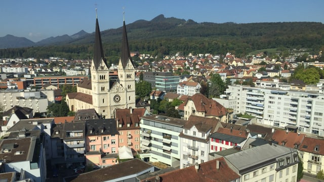 Stadt von oben Stadt von oben