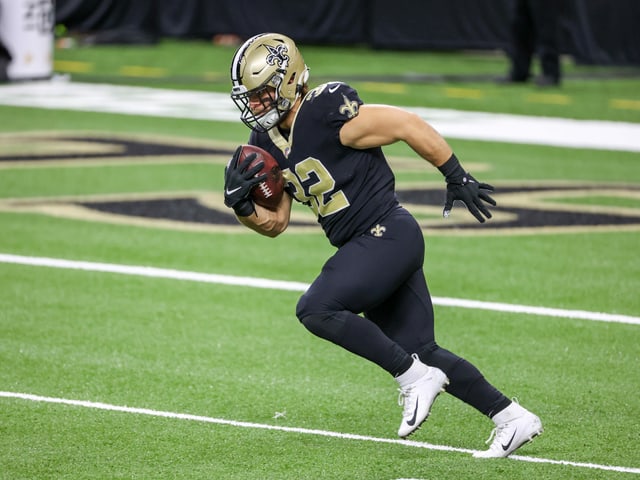 Michael Burton von den New Orleans Saints. Michael Burton von den New Orleans Saints.