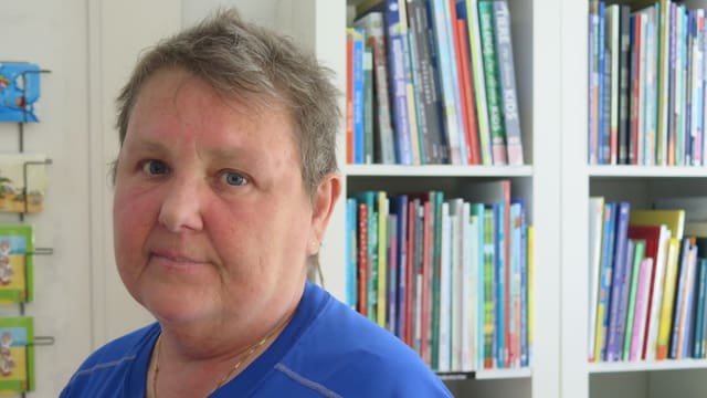 Rosmarie Bernasconi in ihrem Buchladen Rosmarie Bernasconi in ihrem Buchladen