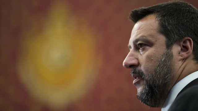 Lega-Chef Matteo Salvini. Lega-Chef Matteo Salvini.