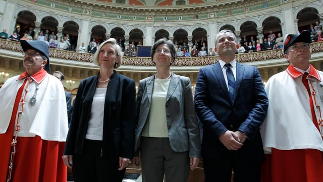 Maja Ingold wird im Nationarat vereidigt Maja Ingold wird im Nationarat vereidigt