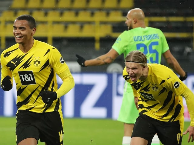 Manuel Akanji und Erling Haaland Manuel Akanji und Erling Haaland