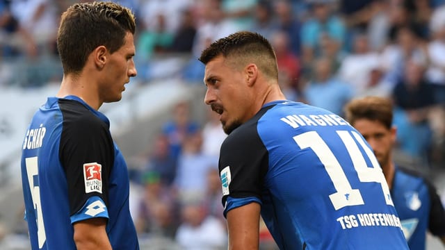 Fabian Schär im Gespräch mit Sandro Wagner. Fabian Schär im Gespräch mit Sandro Wagner.