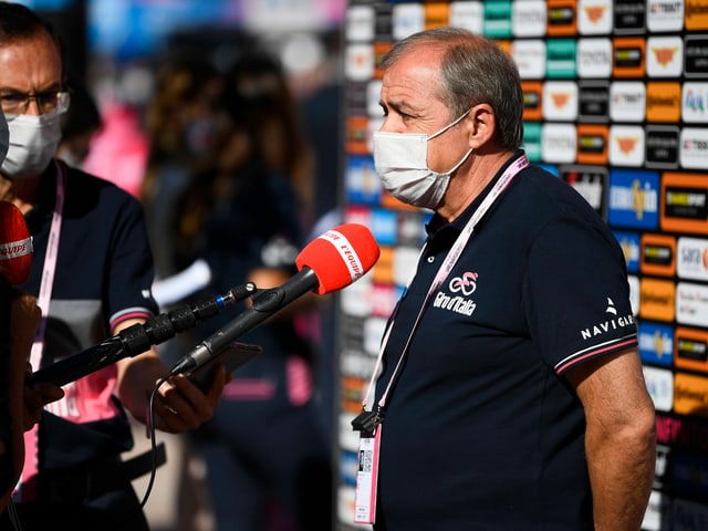 Renndirektor Mauro Vegni. Renndirektor Mauro Vegni.