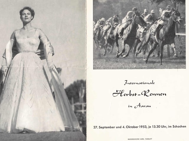 Ein Flyer von 1953. Ein Flyer von 1953.