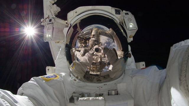Astronauten-Porträt