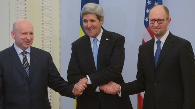 Treffen mit Ukraine-Spitzen. Treffen mit Ukraine-Spitzen.