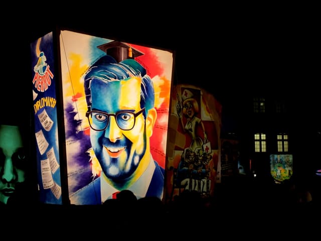 Laternenausstellung auf dem Münsterplatz