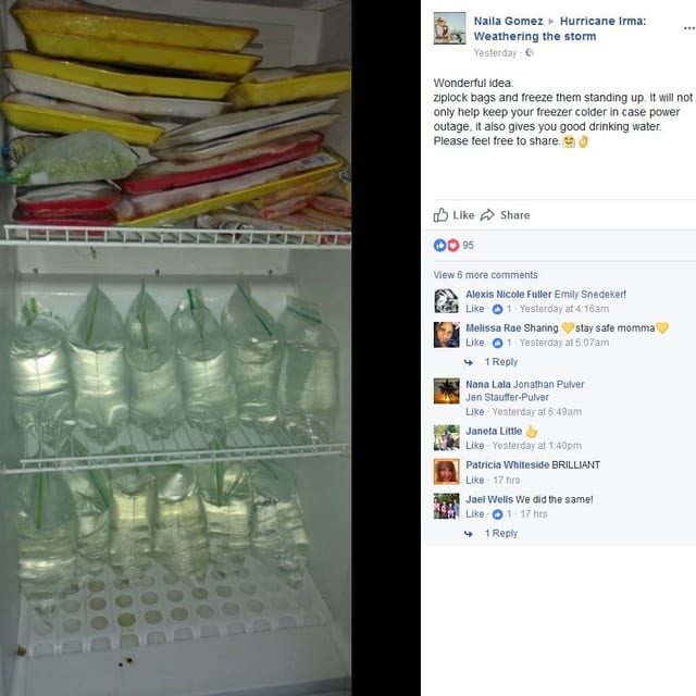 Ein Tipp einer Facebook-Userin Ein Tipp einer Facebook-Userin