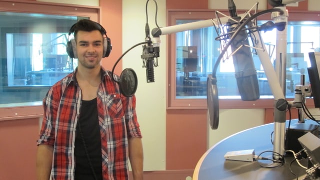 Oliver Hegi im Studio vom Regionaljournal Aargau Solothurn Oliver Hegi im Studio vom Regionaljournal Aargau Solothurn