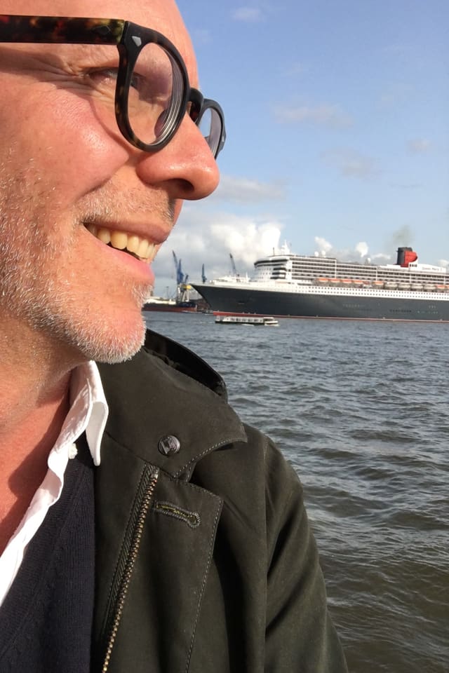 Thomas Gisiger am Hafen Hamburg Thomas Gisiger am Hafen Hamburg