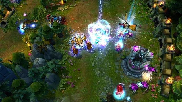 Eine Spielszene aus dem Game «League of Legends». Eine Spielszene aus dem Game «League of Legends».