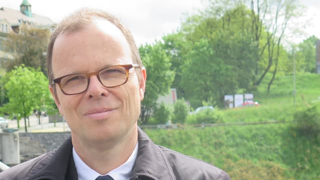 Urs Hepp, Chefarzt Psychiatrie bei der Klinik Königsfelden zur Hochbrücke in Baden (6.5.2015)