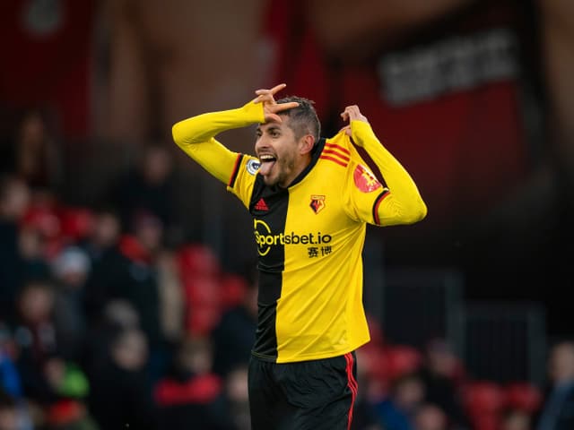 Watfords Pereyra jubelt