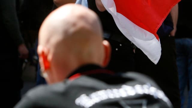 Deutscher Neonazi. Deutscher Neonazi.