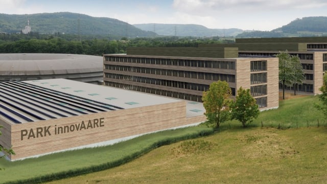 Visualisierung des Innovationspark «Innovaare» Visualisierung des Innovationspark «Innovaare»