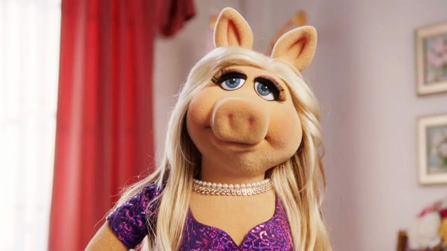 Puppenfigur Schweinedame Puppenfigur Schweinedame