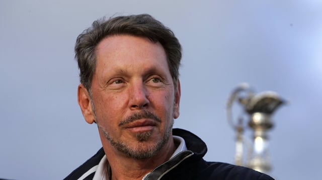 Gibt sich gerne in Siegerpose: Larry Ellison. Gibt sich gerne in Siegerpose: Larry Ellison.