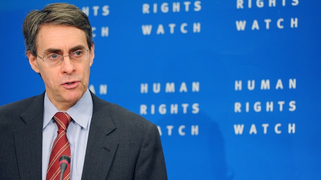 Der langjährige Direktor der Menschenrechtsorganisation Human Rights Watch, Kenneth Roth Der langjährige Direktor der Menschenrechtsorganisation Human Rights Watch, Kenneth Roth
