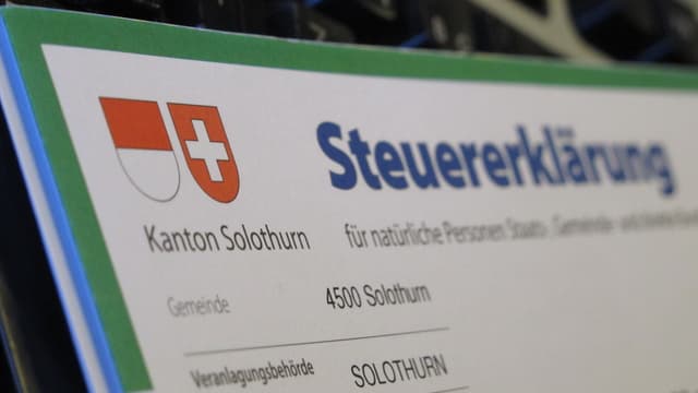 Steuererklärung Solothurn Steuererklärung Solothurn