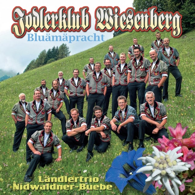 Der Jodlerklub Wiesenberg auf dem Cover zur neuen CD «Bluämäpracht». Der Jodlerklub Wiesenberg auf dem Cover zur neuen CD «Bluämäpracht».