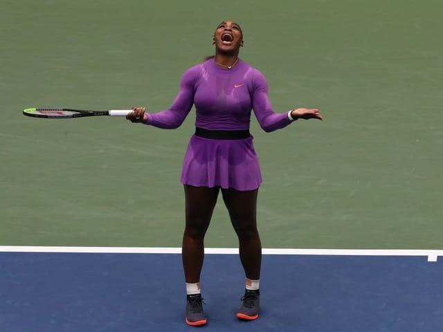 Diese Frage stellt sich bei Serena Williams. Diese Frage stellt sich bei Serena Williams.