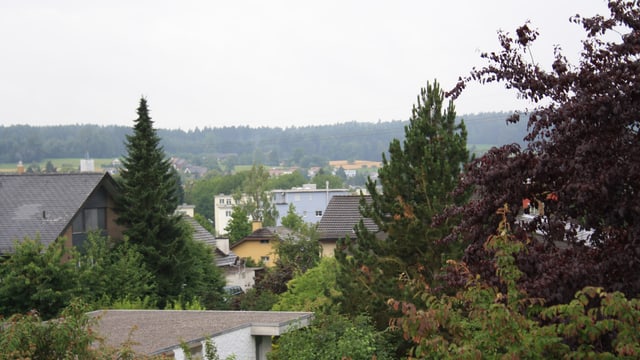 Einheitsgrau über den Dächern von Winterthur. Einheitsgrau über den Dächern von Winterthur.