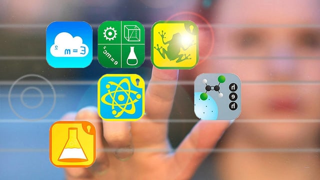 Kind mit Apple Icons Kind mit Apple Icons