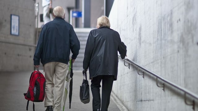 älteres Paar älteres Paar