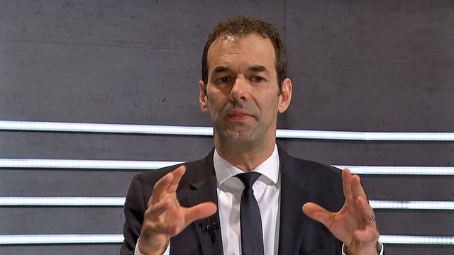 Matthias Oesch am Expertentisch. Matthias Oesch am Expertentisch.