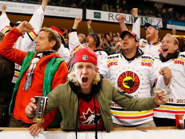 SCB-Fans sind begeistert SCB-Fans sind begeistert