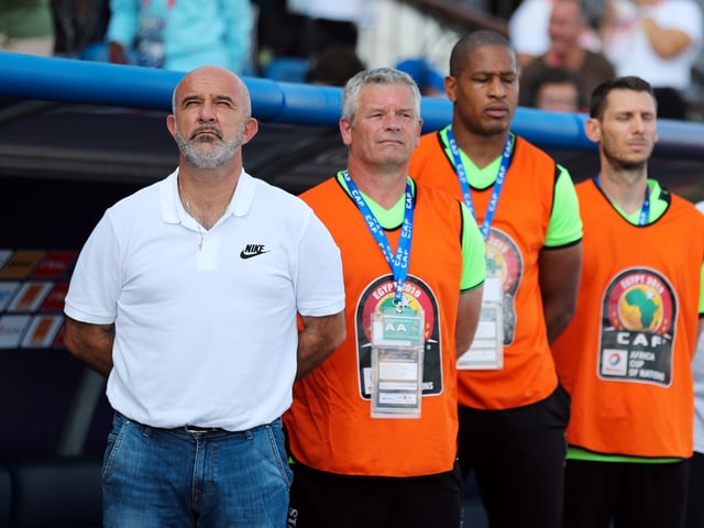 Nicolas Dupuis (links) und sein Staff. Nicolas Dupuis (links) und sein Staff.